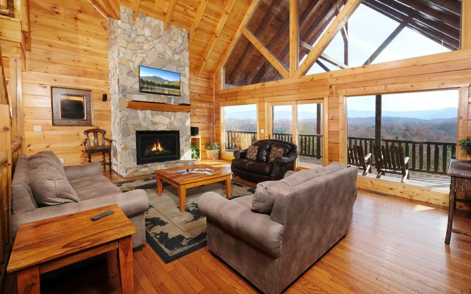 Smoky Vista Lodge セバービル エクステリア 写真